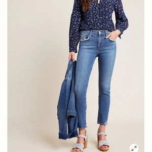 Agolde toni slim straight jeans from anthropologie size 28